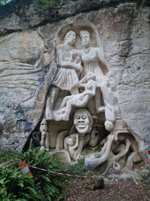 Sculpture des Lapidiales : Rando Viv'Envaux 2025